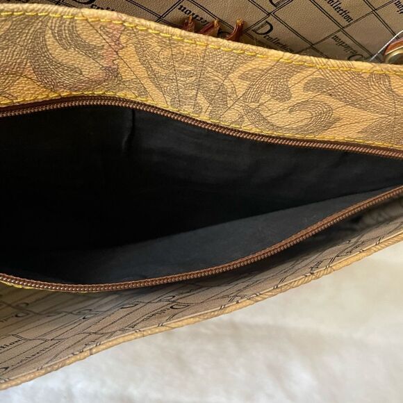 D Collection world classic  Vinyl and  leather office large shoulder bag - Picture 12 of 12